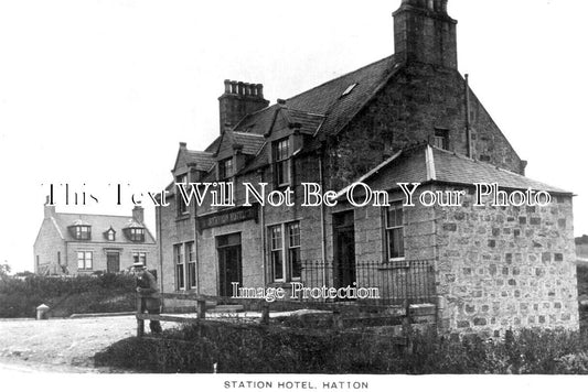 SC 467 - Station Hotel, Hatton, Aberdeenshire, Scotland c1910