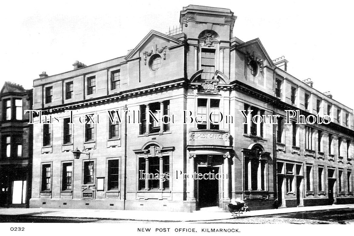SC 469 - New Post Office, Kilmarnock, Ayrshire, Scotland c1911