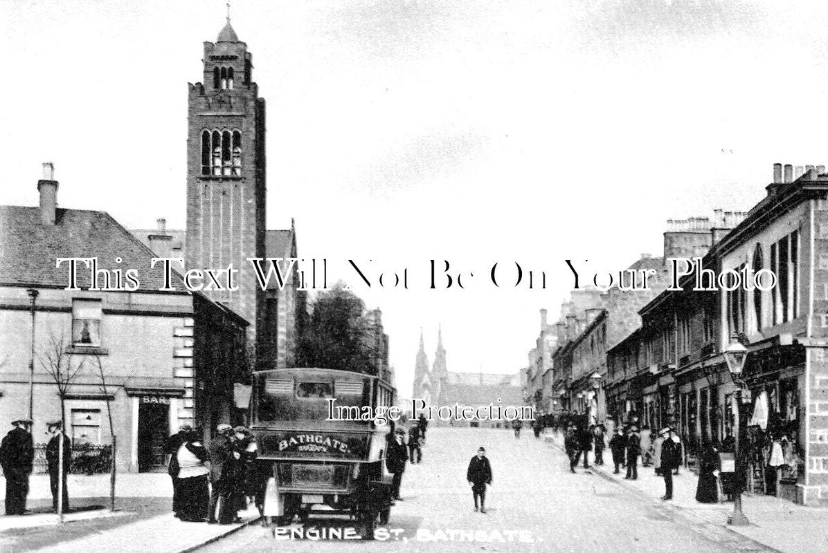 SC 471 - Engine Street, Bathgate, West Lothian, Scotland c1920