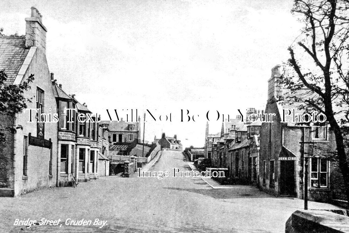 SC 473 - Bridge Street, Cruden Bay, Aberdeenshire, Scotland c1920