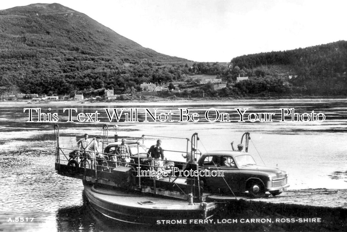 SC 477 - The Strome Ferry, Lochcarron, Scotland