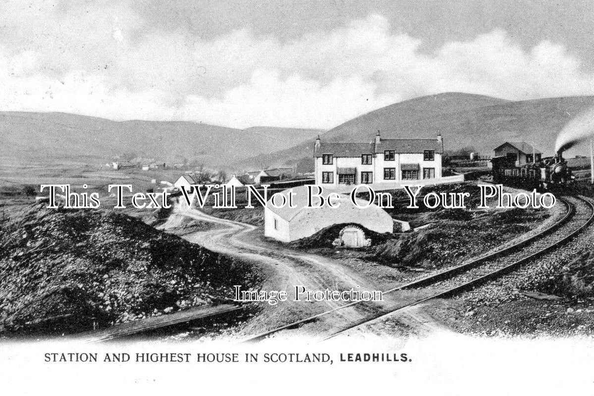 SC 554 - Leadhills Station, Lanarkshire, Scotland