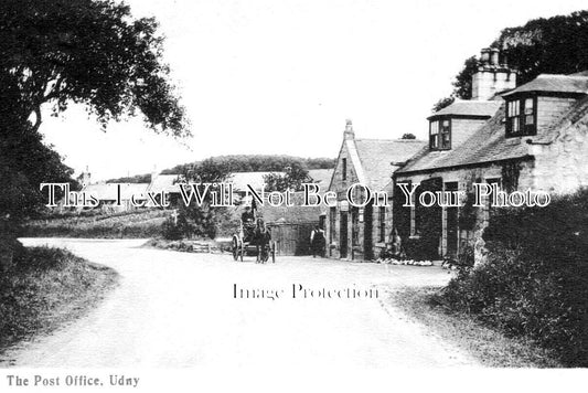 SC 558 - The Post Office, Udny Near Ellon, Aberdeenshire, Scotland c1905
