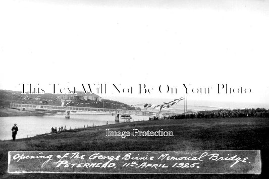 SC 559 - Opening Of George Binnie Bridge To Golf Course, Peterhead, Scotland c1925