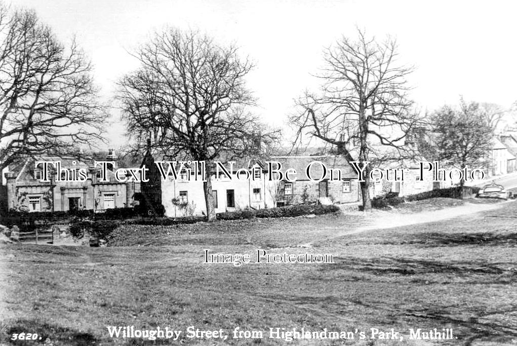 SC 568 - Willoughby Street From Highlandmans Park, Muthill, Perthshire, Scotland