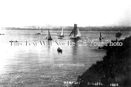 SC 576 - Sailing Regatta, Newport On Tay, Scotland c1908