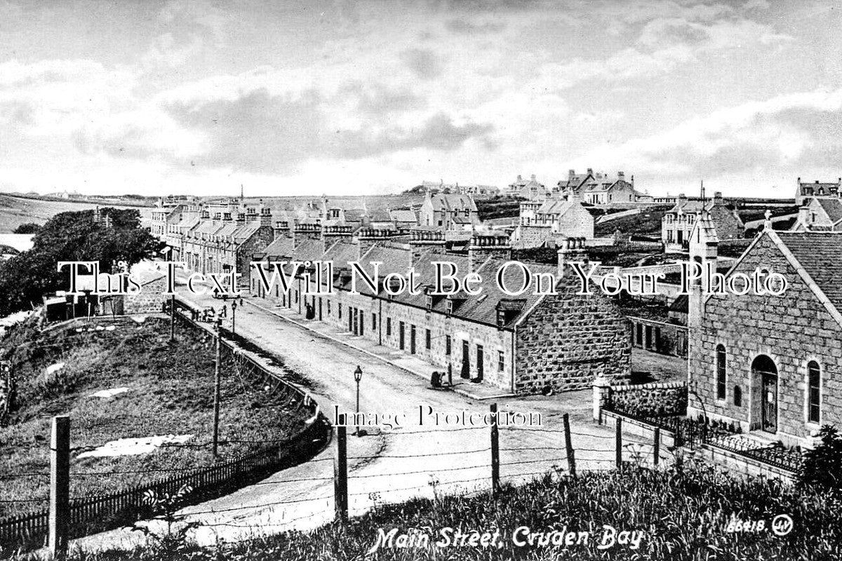 SC 580 - Main Street, Cruden Bay, Aberdeenshire, Scotland c1910
