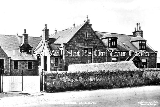 SC 598 - Coldwell School, Longhaven, Peterhead, Aberdeenshire, Scotland c1950