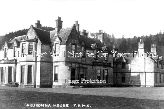 SC 599 - Cardronna House, Innerleithen, Peeblesshire, Scotland c1906
