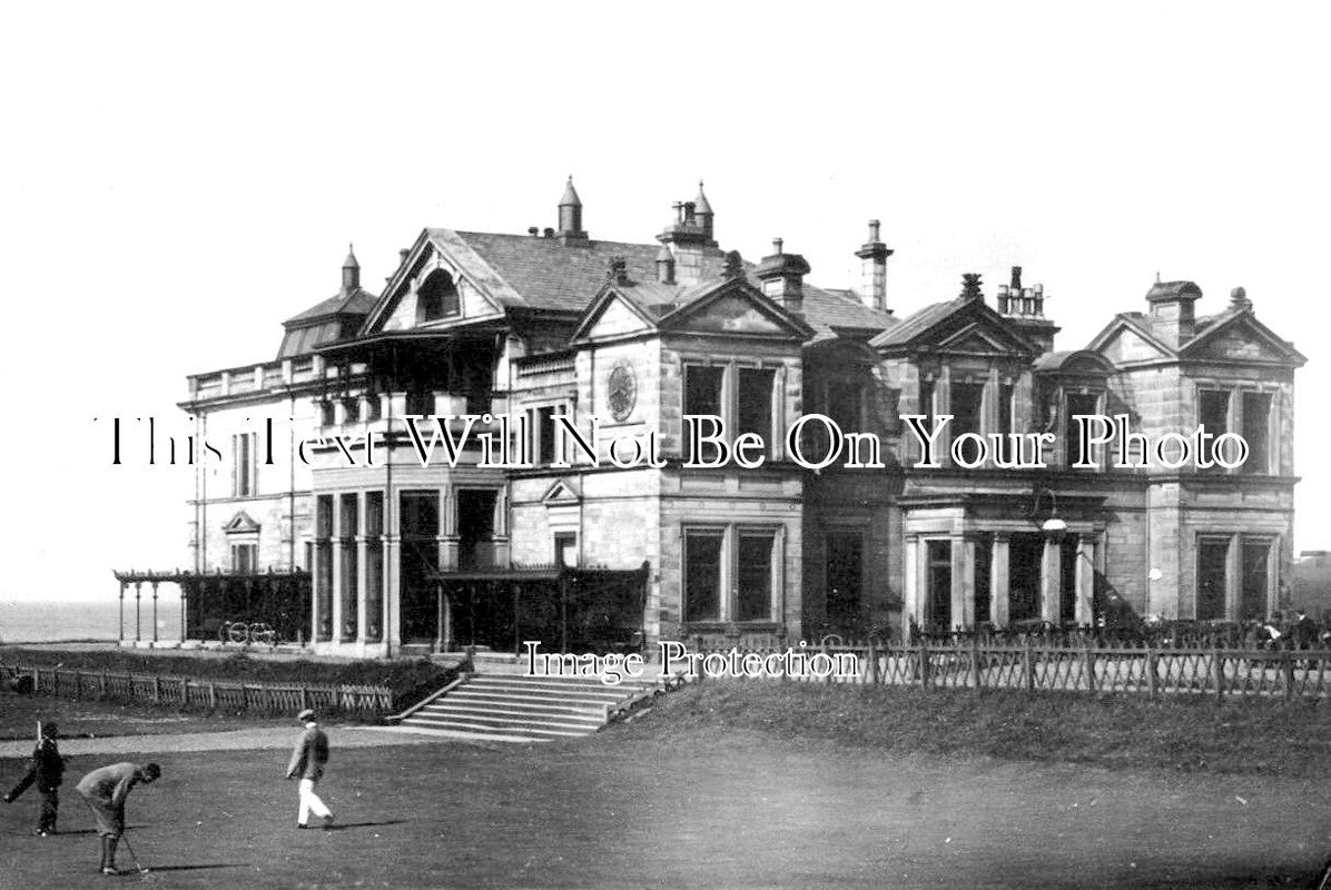 SC 603 - R & A Golf Club House, St Andrews, Fife, Scotland c1906