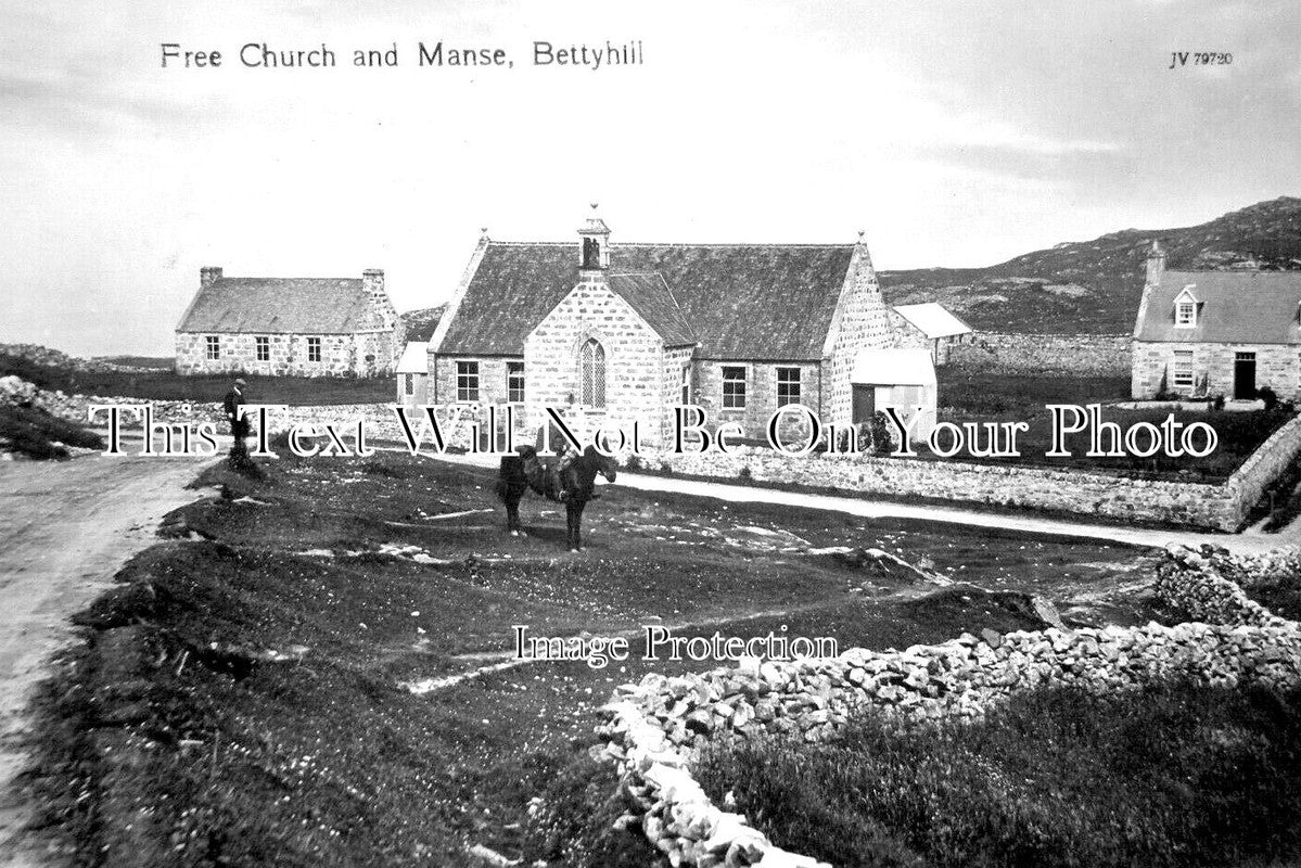 SC 612 - Free Church & Manse, Bettyhill, Scotland