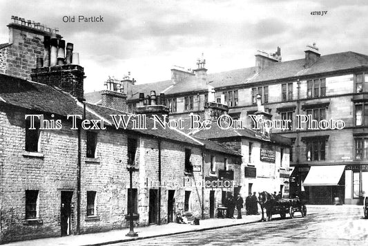 SC 621 - Old Partick, Glasgow, Scotland c1912