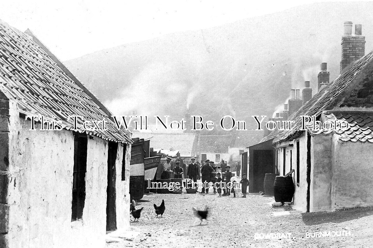 SC 638 - Cowdrait, Burnmouth, Berwickshire, Scotland c1908