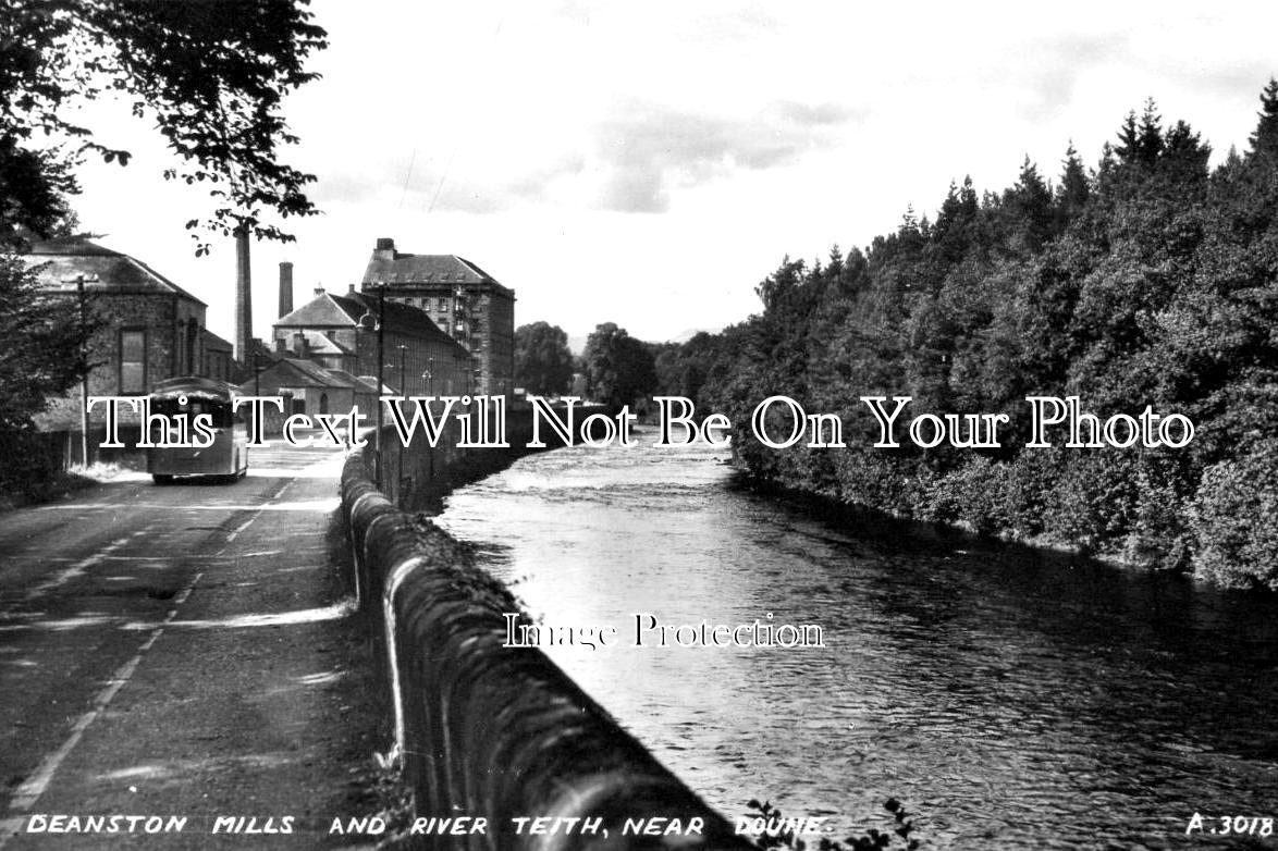 SC 642 - Deanston Mills & River Teith Near Doune, Scotland