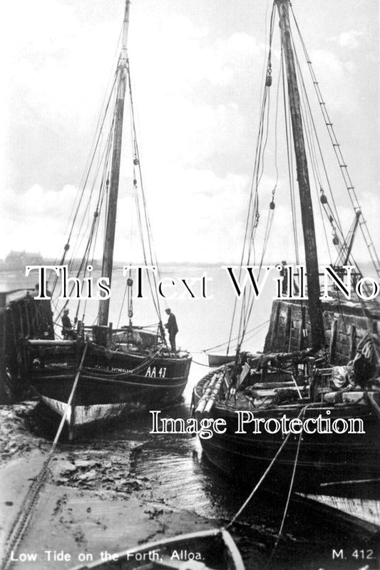 SC 644 - Low Tide At Alloa, Scotland c1930