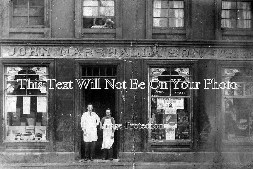 SC 653 - John Marshall & Son Food Shop, Airdrie, Coatbridge, Bellshill