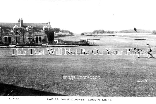 SC 663 - Ladies Golf Course, Lundin Links, Leven, Fife, Scotland c1910