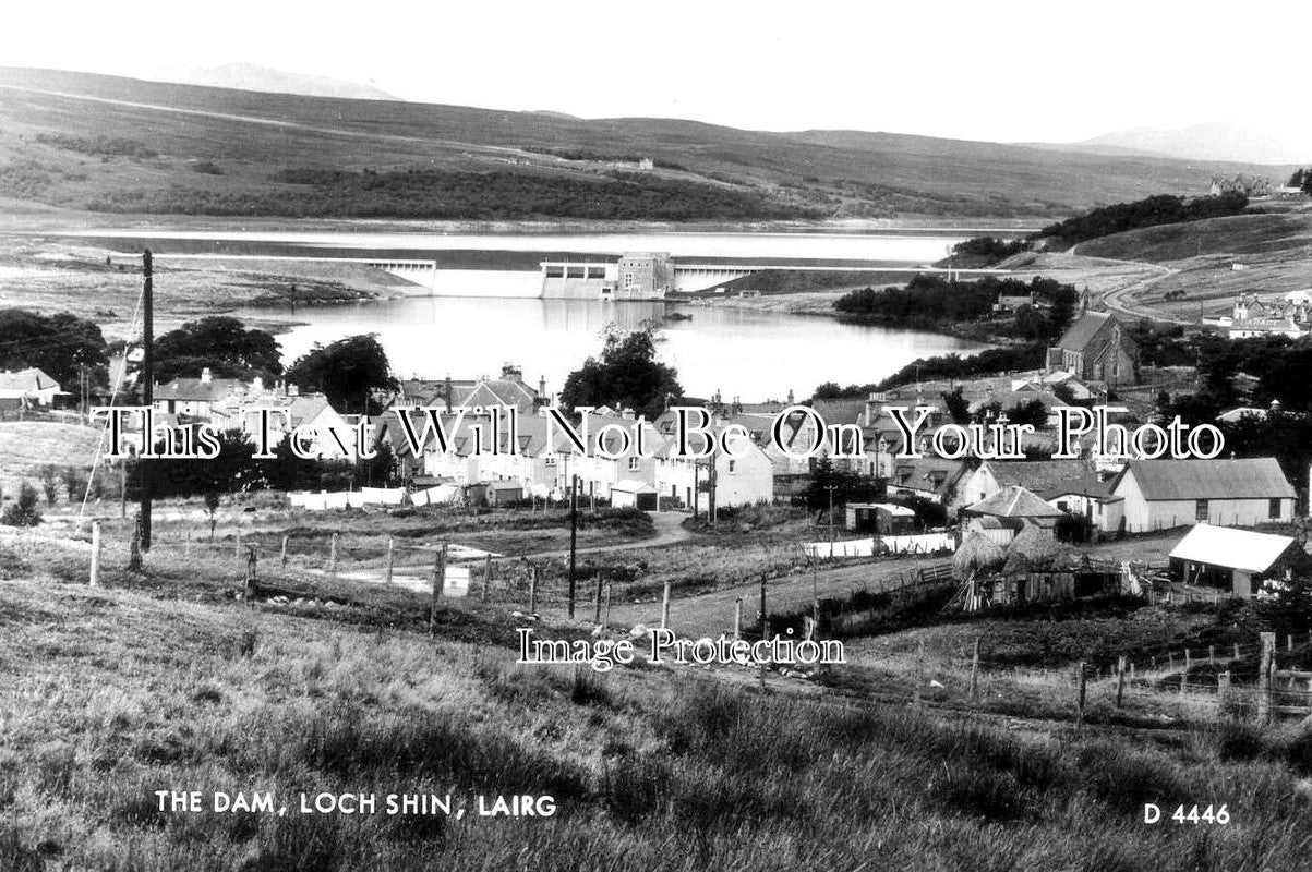 SC 675 - The Dam, Loch Shin, Lairg, Scotland