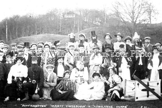 SC 681 - Suffragettes, Comedians, Ambulance Corps, Perthshire, Scotland