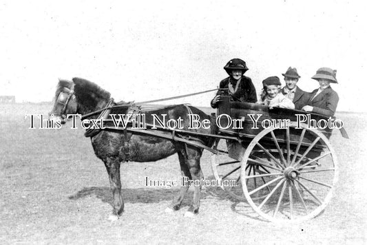SC 688 - Pony & Trap, Sandwick, Orkney, Scotland