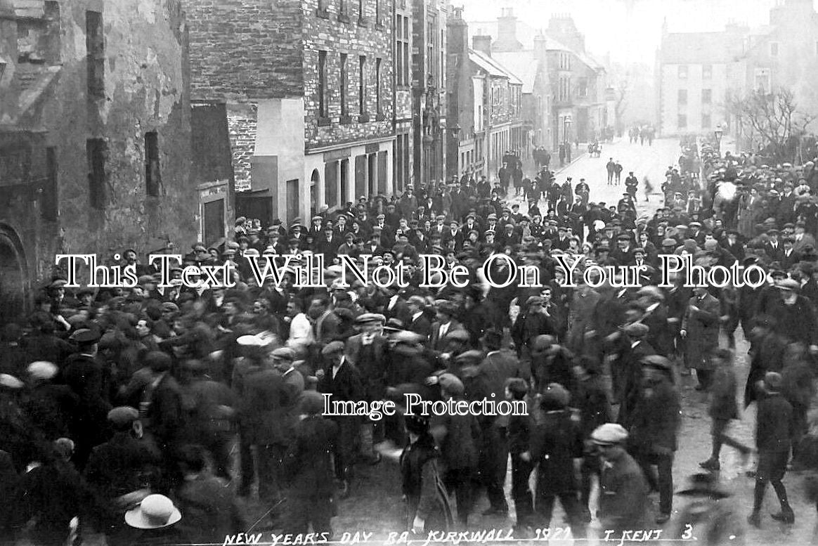 SC 706 - New Years Day BA, Kirkwall, Orkney, Scotland 1921