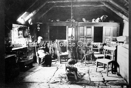 SC 714 - Cottage Interior, Orkney, Kirkwall, Scotland