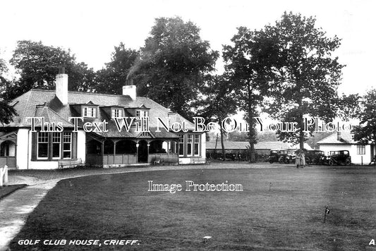 SC 762 - Golf Club House, Crieff, Perthshire, Scotland c1935
