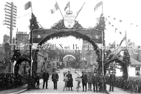 SC 779 - Triumphal Arch For Douglas Haig, Cupar, Fife, Scotland c1919