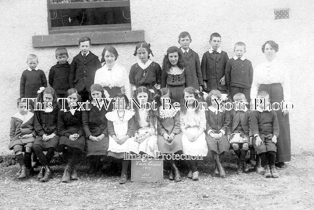 SC 80 - School Group, Weem Central, Perthshire, Scotland c1915