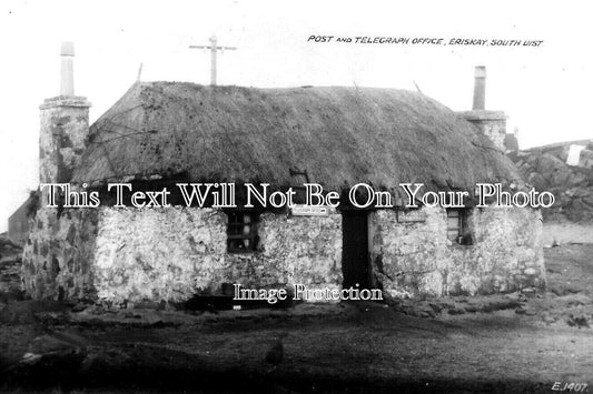 SC 802 - Post & Telegraph Office, Eriskay, South Uist, Scotland
