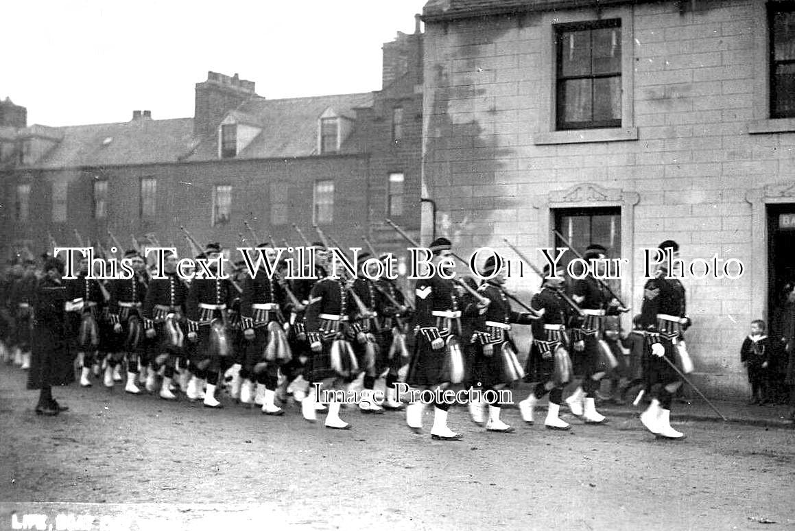 SC 828 - Lifeboat Day, Seaforth Highlanders Parade, Wick, Scotland c1912