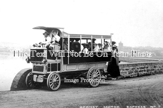 SC 876 - Orkney Motor Express Bus, Scotland