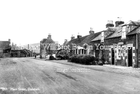 SC 890 - Main Street, Dunshelt, Scotland c1935