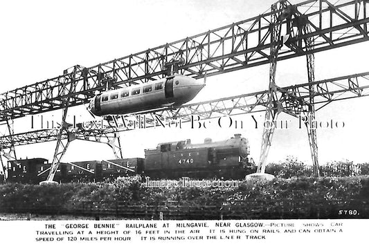 SC 949 - George Bennie Railplane, Milngavie, Glasgow, Scotland