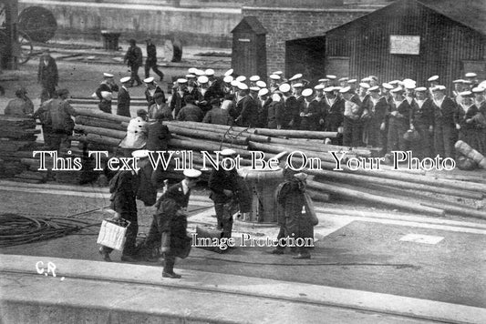 SC 96 - Company Of HMS Renown, Rosyth Dockyard, Fife, Scotland 1918