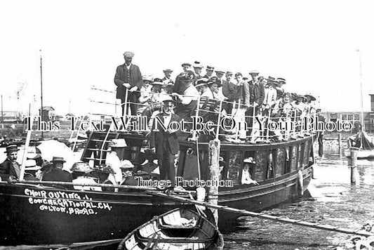 SF 1005 - Oulton Broad Pleasure Boat Trip, Suffolk c1911