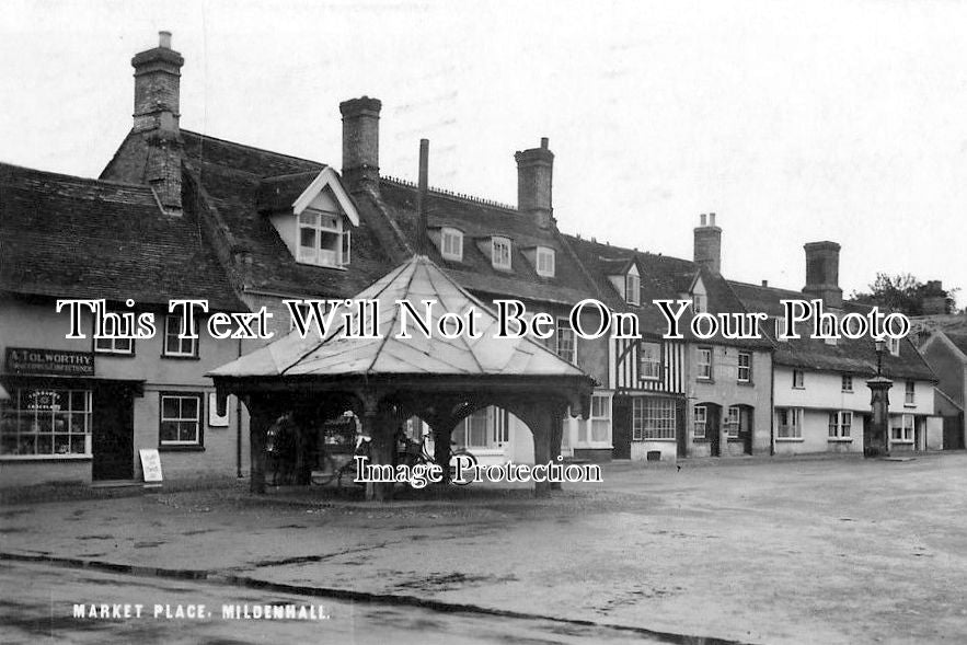 SF 1007 - Market Place, Mildenhall, Suffolk c1936