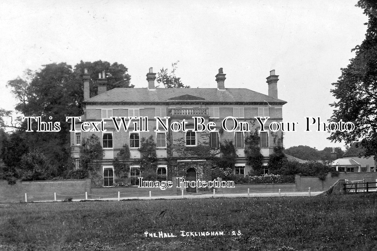 SF 1025 - Icklingham Hall, Suffolk c1920