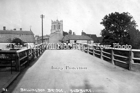 SF 1050 - Ballingdon Bridge, Sudbury, Suffolk c1912