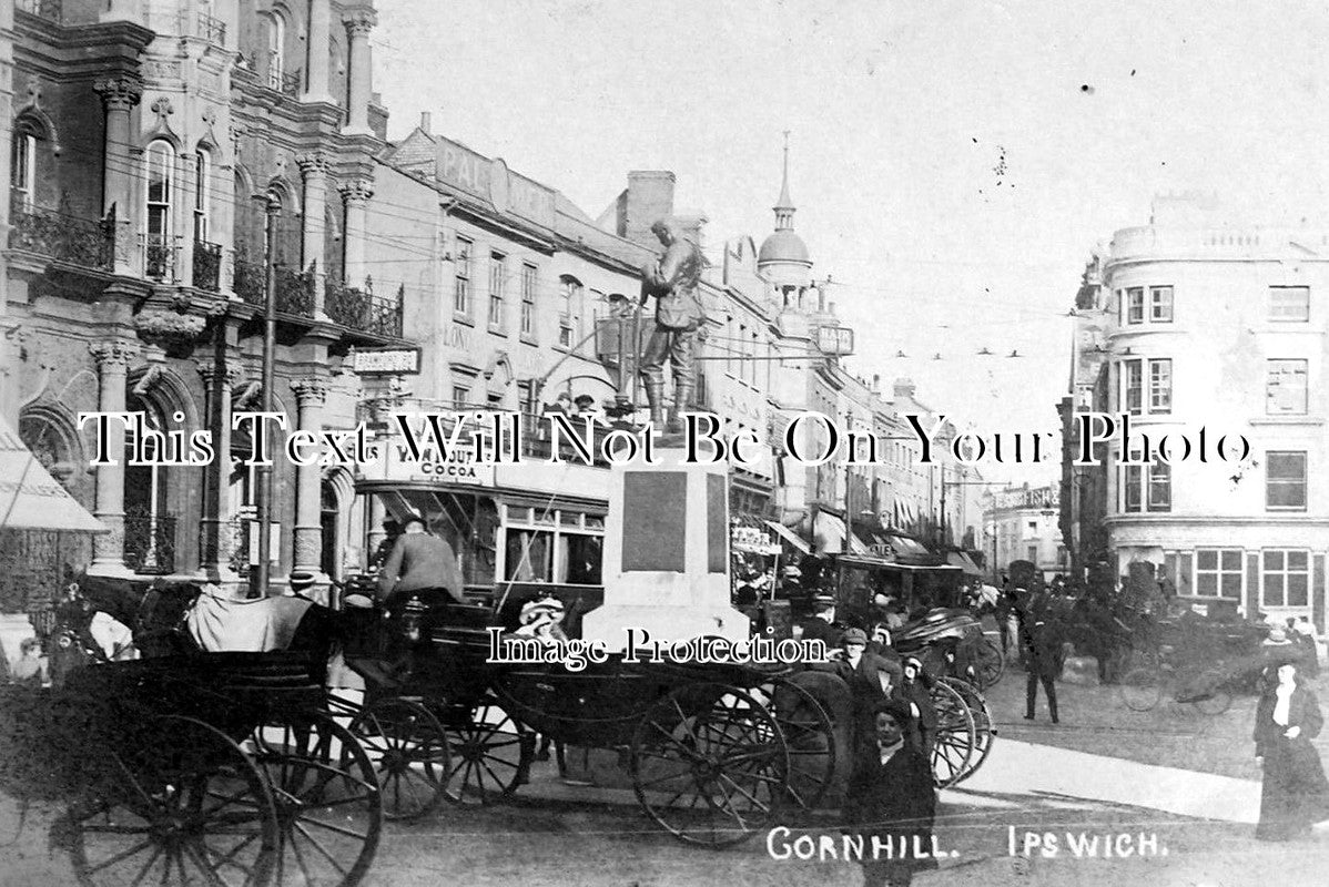SF 1073 - Cornhill, Ipswich, Suffolk c1908