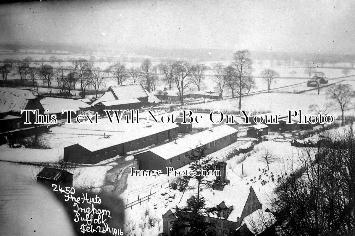 SF 1172 - Army Huts At Ingham, Suffolk 1916