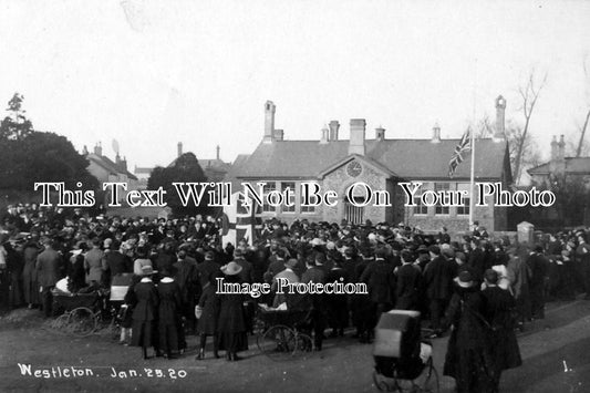 SF 1184 - The Jubilee Clock, Westleton, Suffolk c1920