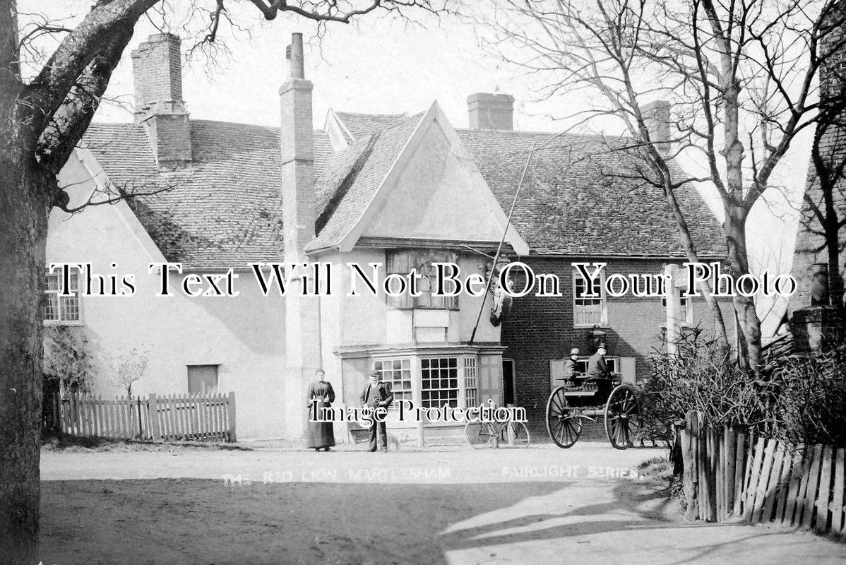 SF 1187 - Red Lion, Martlesham, Suffolk c1905