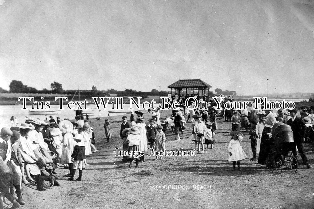 SF 1192 - The Beach, Woodbridge, Suffolk c1909