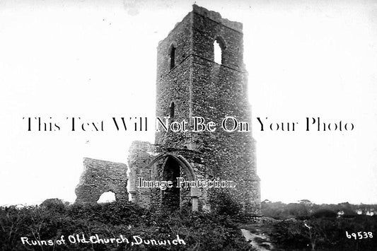 SF 1207 - Ruins Of Old Church, Dunwich, Suffolk