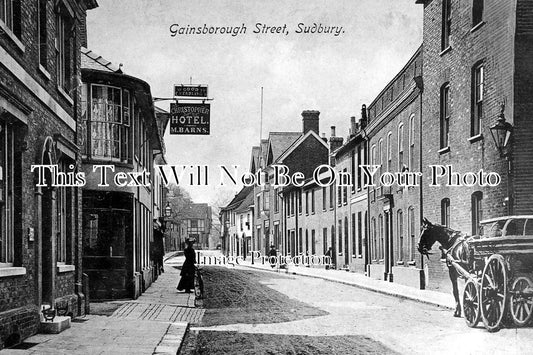 SF 1210 - Gainsborough Street, Sudbury, Suffolk c1915