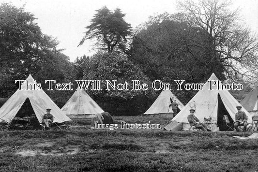 SF 1218 - Woodbridge 512 ASC Tents, Military Camp, Suffolk 1916