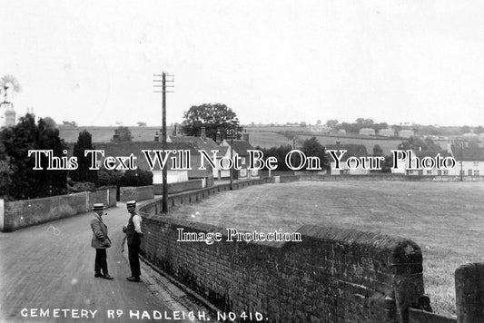 SF 1225 - Cemetery Road, Hadleigh, Suffolk c1929