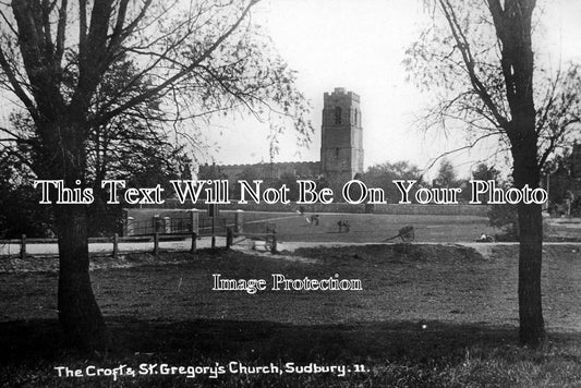 SF 1228 - The Crofts, St Gregorys Church, Sudbury, Suffolk c1913