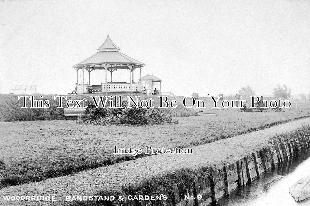 SF 1263 - Bandstand & Gardens, Woodbridge, Suffolk